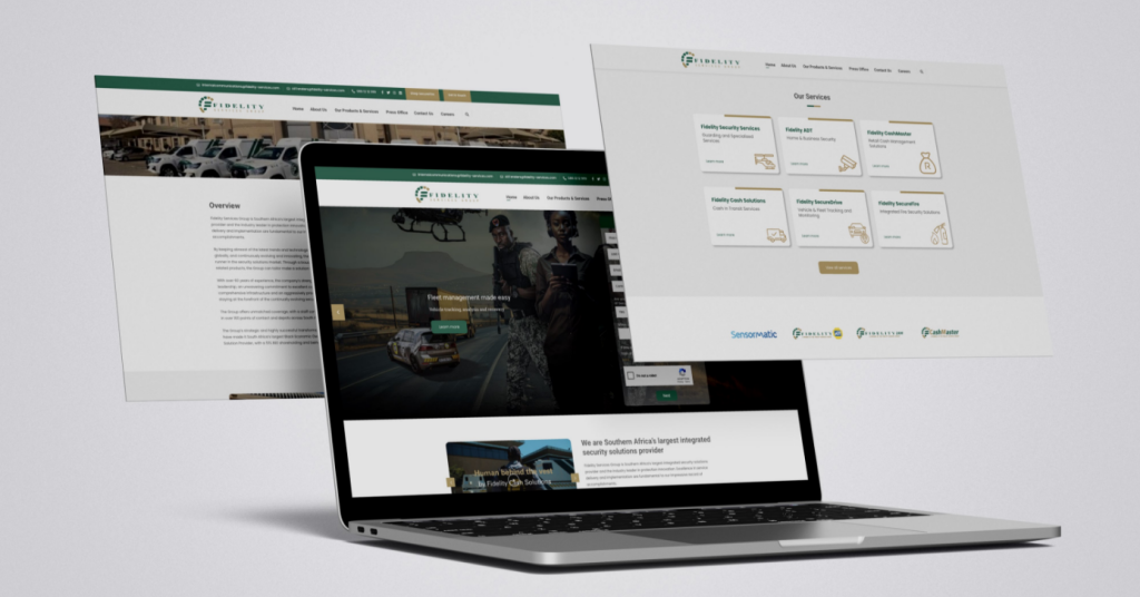 fidelity website on laptop