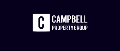 Campbell Property Group White Logo