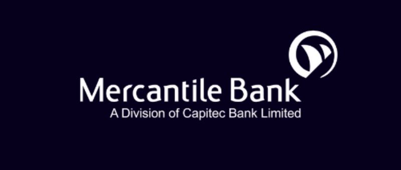 Mercantile Bank White Logo